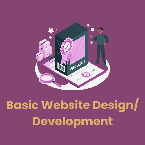 Basic Website Design/ Development